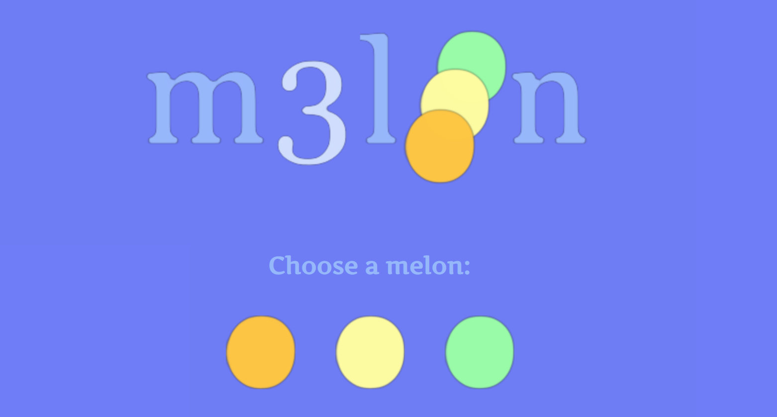 A melon selector